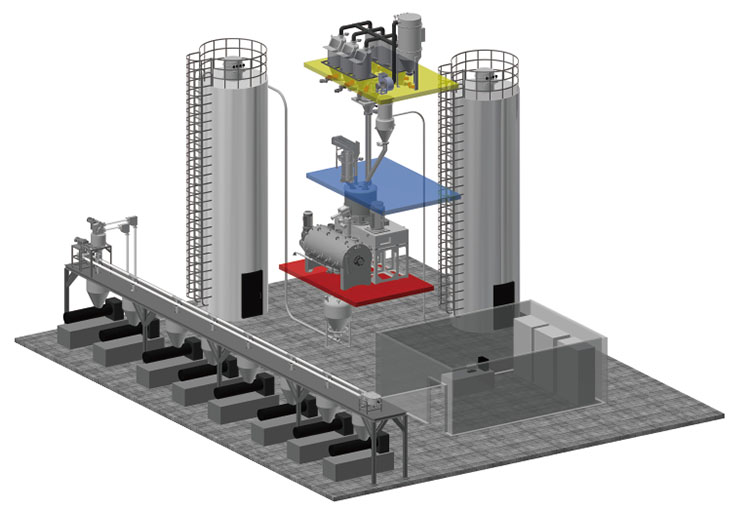 PVC全自動(dòng)配混料系統(tǒng) PVC全自動(dòng)配混料系統(tǒng)